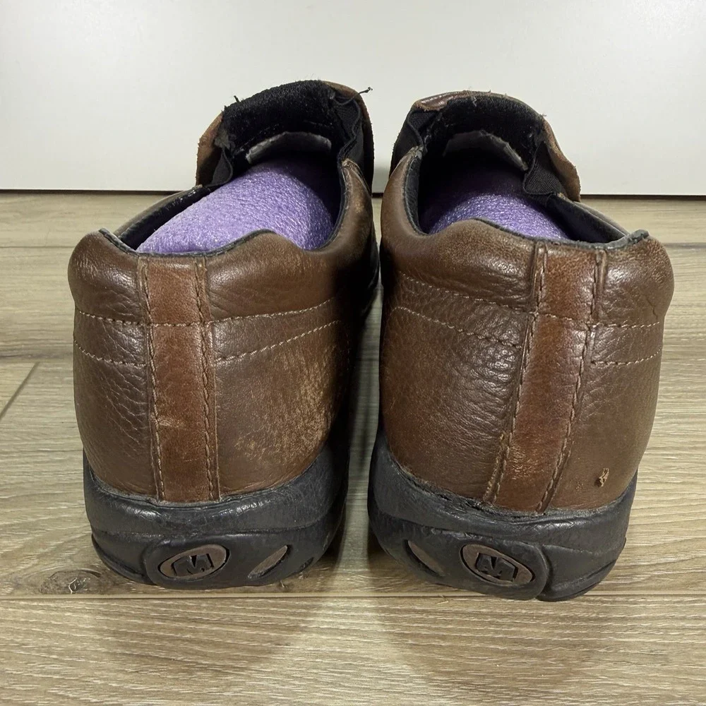 Merrell Jungle Moc Leather 2 J84987 Shoes Men's 11.5 Espresso Slip-on Comfort